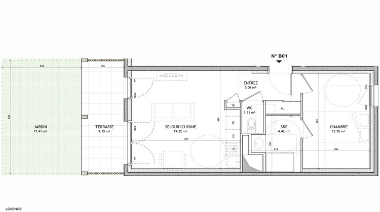 Ma-Cabane - Vente Appartement VILLEURBANNE, 43 m²