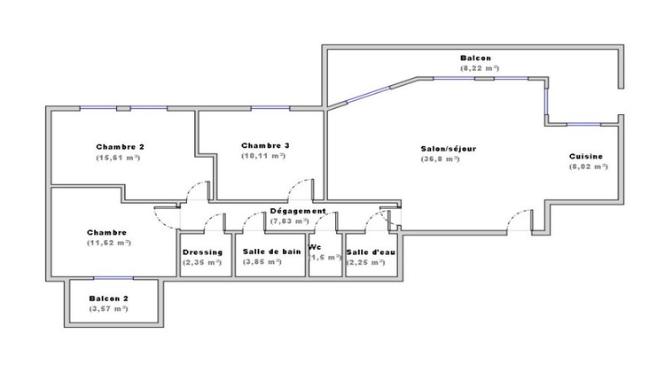 Ma-Cabane - Vente Appartement Villeurbanne, 92 m²