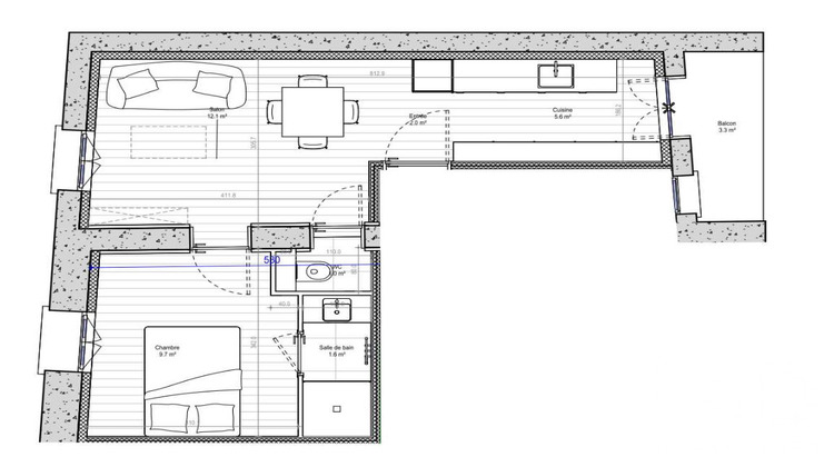 Ma-Cabane - Vente Appartement Villeurbanne, 38 m²