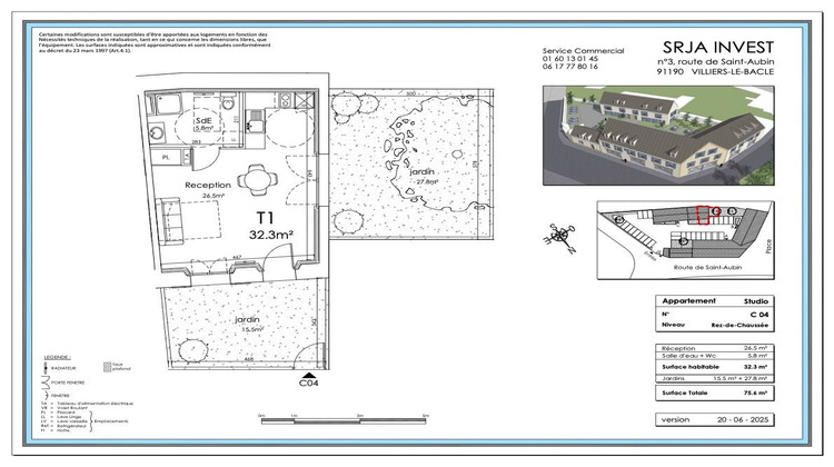 Ma-Cabane - Vente Appartement Villiers-le-Bâcle, 32 m²