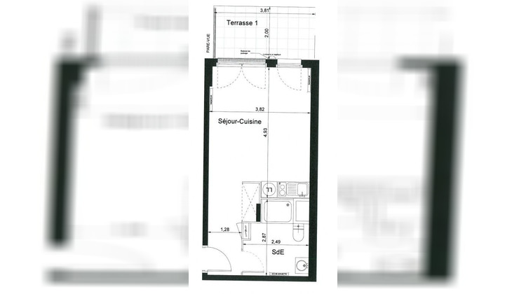 Ma-Cabane - Vente Appartement VILLIERS LE BEL, 29 m²