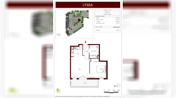 Ma-Cabane - Vente Appartement VILLIERS-LE-BEL, 44 m²