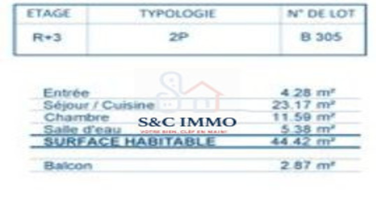 Ma-Cabane - Vente Appartement Villiers-sur-Marne (), 44 m²