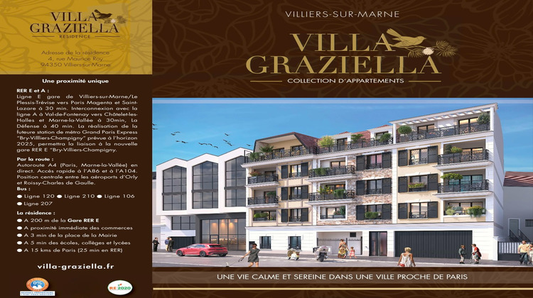 Ma-Cabane - Vente Appartement VILLIERS-SUR-MARNE, 49 m²