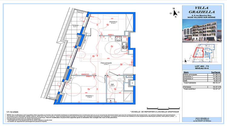 Ma-Cabane - Vente Appartement VILLIERS-SUR-MARNE, 49 m²