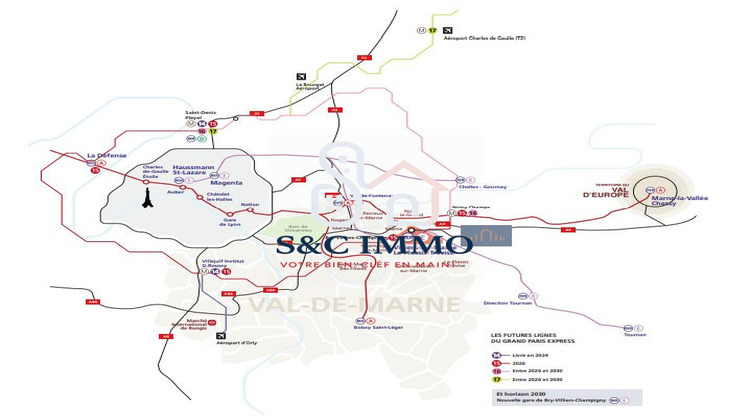 Ma-Cabane - Vente Appartement Villiers-sur-Marne, 63 m²