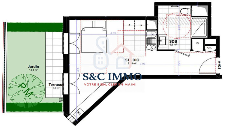 Ma-Cabane - Vente Appartement Villiers-sur-Marne, 28 m²