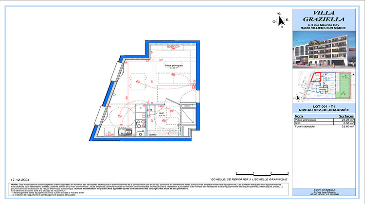 Ma-Cabane - Vente Appartement VILLIERS-SUR-MARNE, 28 m²