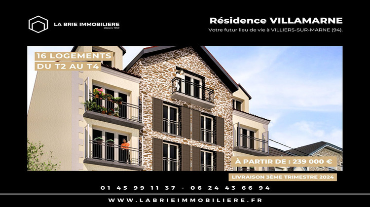 Ma-Cabane - Vente Appartement Villiers-sur-Marne, 75 m²