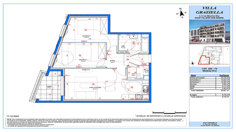 Ma-Cabane - Vente Appartement Villiers-sur-Marne, 60 m²