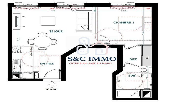 Ma-Cabane - Vente Appartement Vincennes, 45 m²