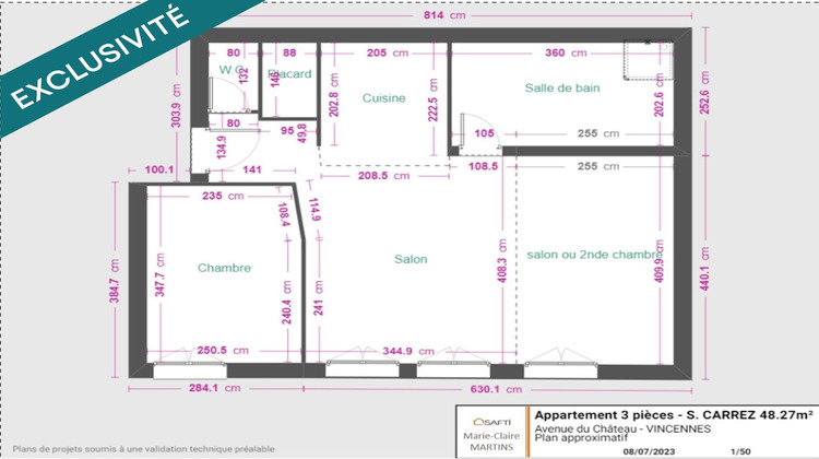 Ma-Cabane - Vente Appartement Vincennes, 48 m²