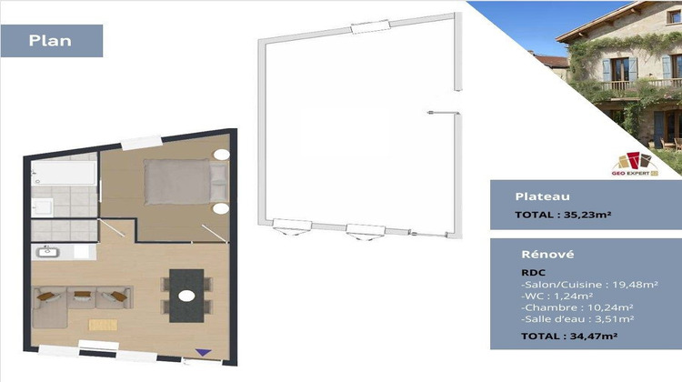 Ma-Cabane - Vente Appartement Violay, 35 m²