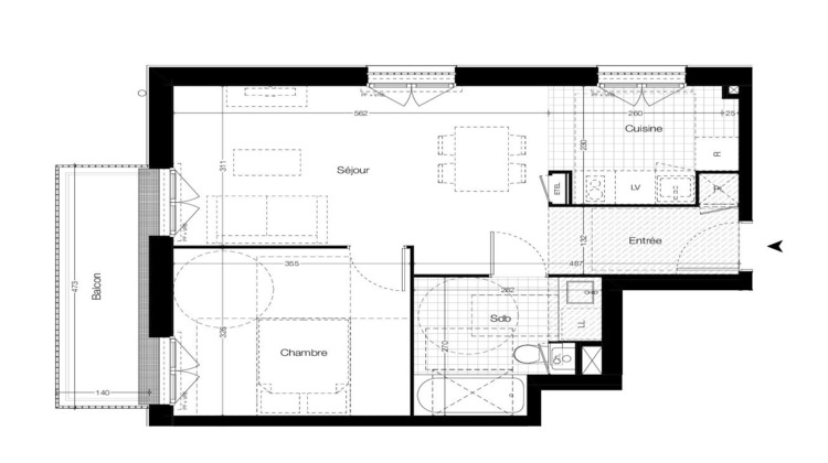 Ma-Cabane - Vente Appartement VITRE, 46 m²