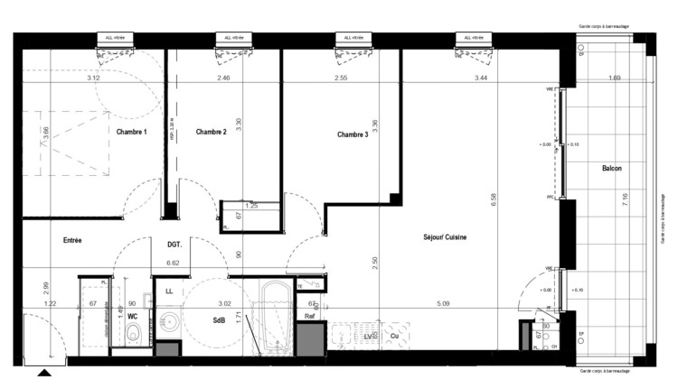 Ma-Cabane - Vente Appartement VITRE, 74 m²
