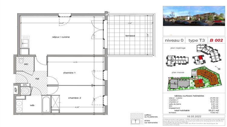 Ma-Cabane - Vente Appartement Vitrolles, 59 m²