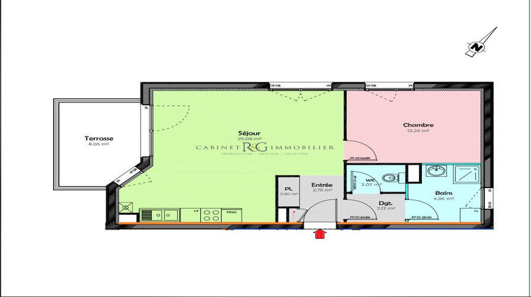Ma-Cabane - Vente Appartement Vitry-sur-Orne, 53 m²