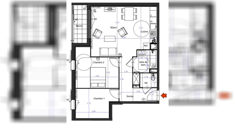 Ma-Cabane - Vente Appartement VITRY SUR SEINE, 62 m²