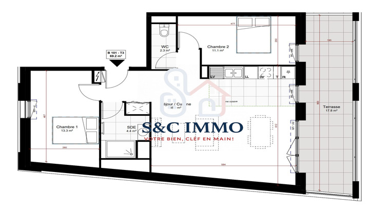 Ma-Cabane - Vente Appartement Vitry-sur-Seine, 69 m²
