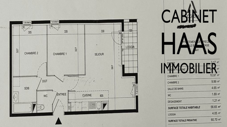 Ma-Cabane - Vente Appartement Vitry-sur-Seine, 57 m²