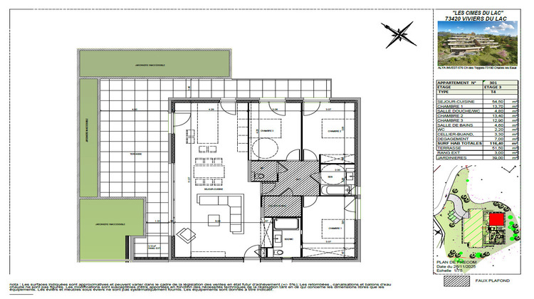 Ma-Cabane - Vente Appartement Viviers-du-Lac, 116 m²