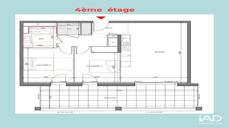 Ma-Cabane - Vente Appartement Voiron, 64 m²