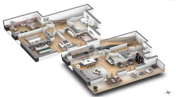 Ma-Cabane - Vente Appartement VOISINS-LE-BRETONNEUX, 101 m²