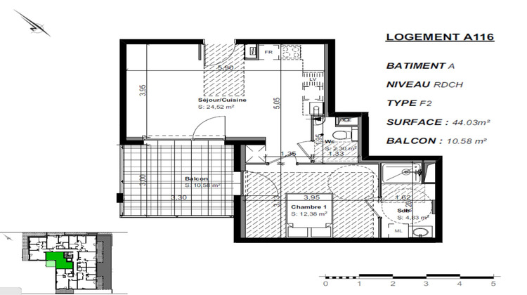 Ma-Cabane - Vente Appartement Waldighofen, 44 m²