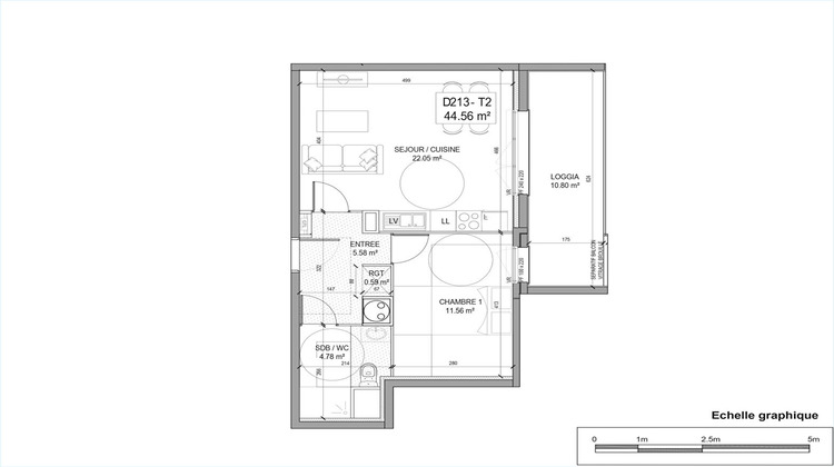 Ma-Cabane - Vente Appartement WAMBRECHIES, 44 m²