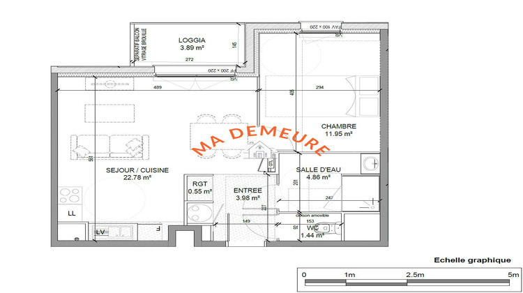 Ma-Cabane - Vente Appartement Wambrechies, 45 m²