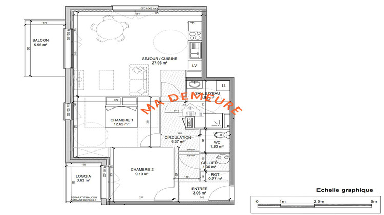 Ma-Cabane - Vente Appartement Wambrechies, 67 m²