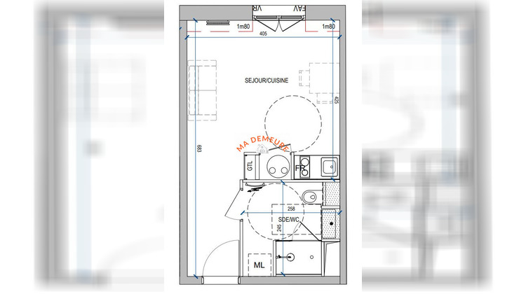 Ma-Cabane - Vente Appartement Wasquehal, 25 m²