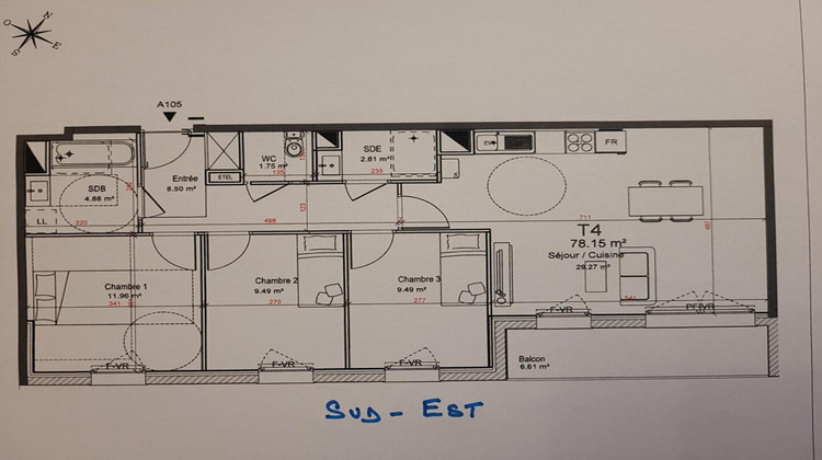 Ma-Cabane - Vente Appartement WERVICQ SUD, 84 m²