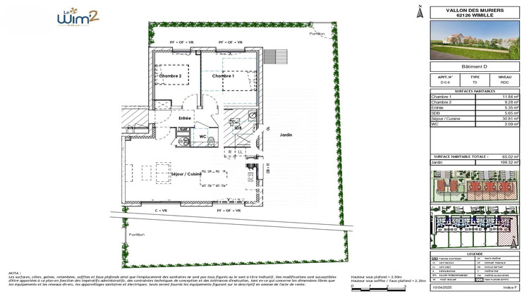 Ma-Cabane - Vente Appartement Wimille, 65 m²