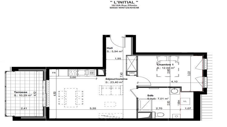 Ma-Cabane - Vente Appartement Wintzenheim, 48 m²