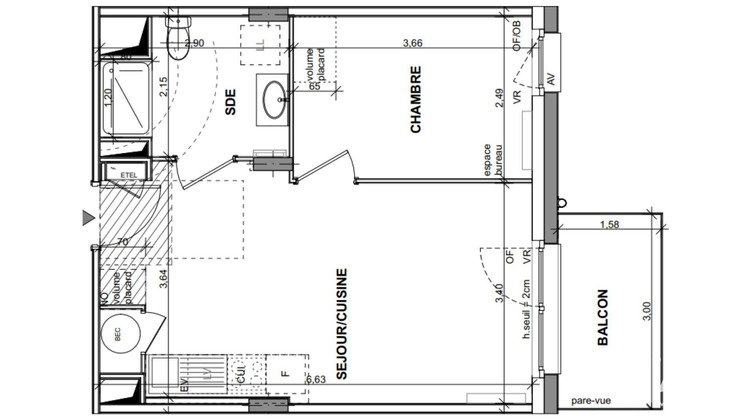 Ma-Cabane - Vente Appartement Wintzenheim, 38 m²