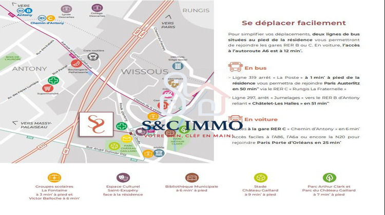 Ma-Cabane - Vente Appartement Wissous, 43 m²