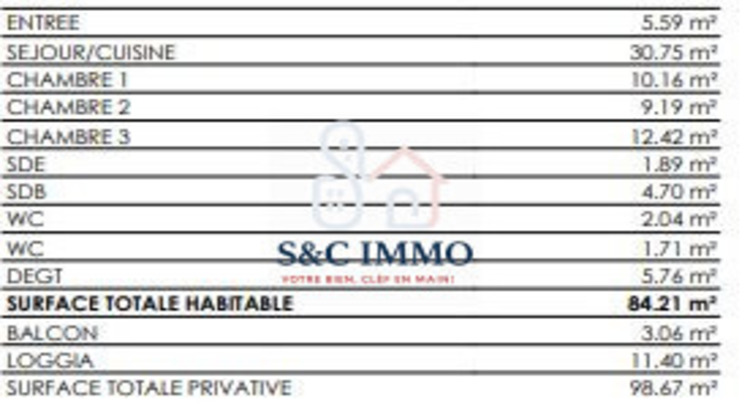 Ma-Cabane - Vente Appartement Wissous, 85 m²