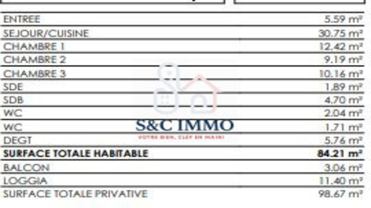 Ma-Cabane - Vente Appartement Wissous, 85 m²
