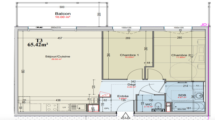 Ma-Cabane - Vente Appartement Woippy, 65 m²