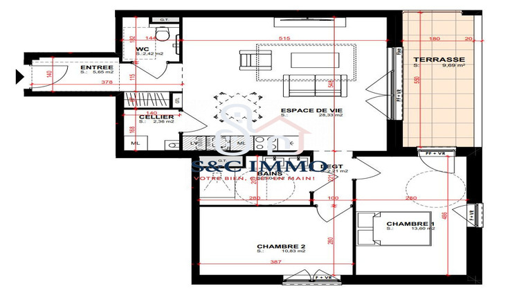 Ma-Cabane - Vente Appartement Yutz, 70 m²