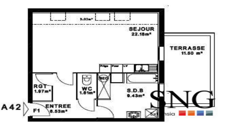 Ma-Cabane - Vente Appartement YVETOT, 41 m²