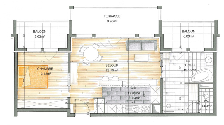Ma-Cabane - Vente Appartement Zoufftgen, 60 m²
