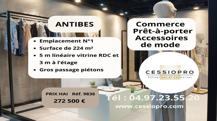 Ma-Cabane - Vente Boutique Antibes, 224 m²