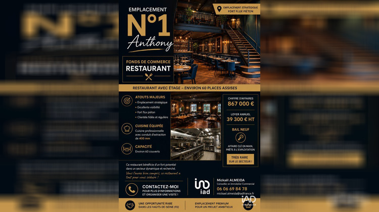 Ma-Cabane - Vente Boutique Antony, 140 m²