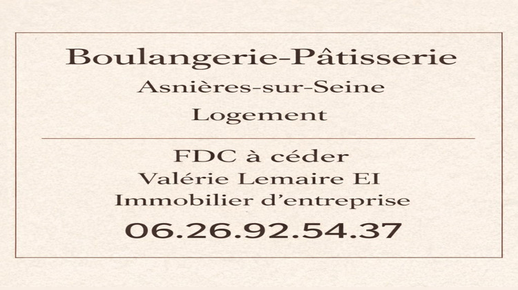 Ma-Cabane - Vente Boutique Asnières-sur-Seine, 202 m²