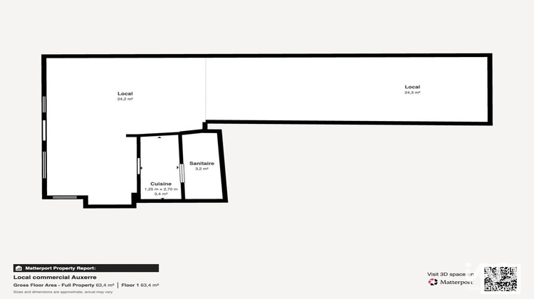 Ma-Cabane - Vente Boutique Auxerre, 52 m²