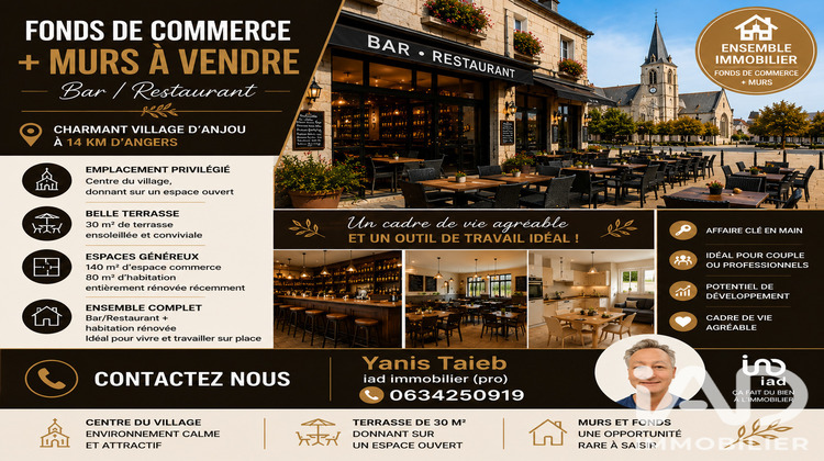 Ma-Cabane - Vente Boutique Briollay, 320 m²