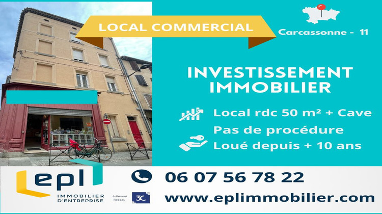 Ma-Cabane - Vente Boutique Carcassonne, 50 m²