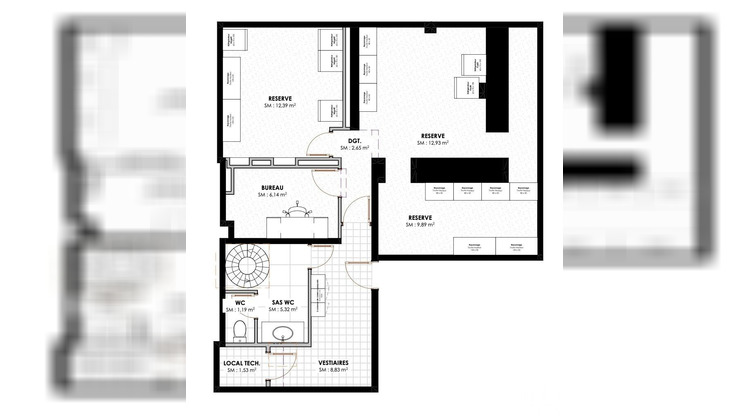 Ma-Cabane - Vente Boutique Courbevoie, 121 m²
